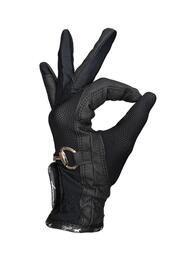 Перчатки для верховой езды Tasmanya летние, с сеточкой и украшением "трензель" арт.НТ-8525